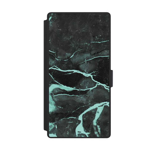 Samsung Galaxy S23 Ultra NIVOflip Grauer und blauer Marmor