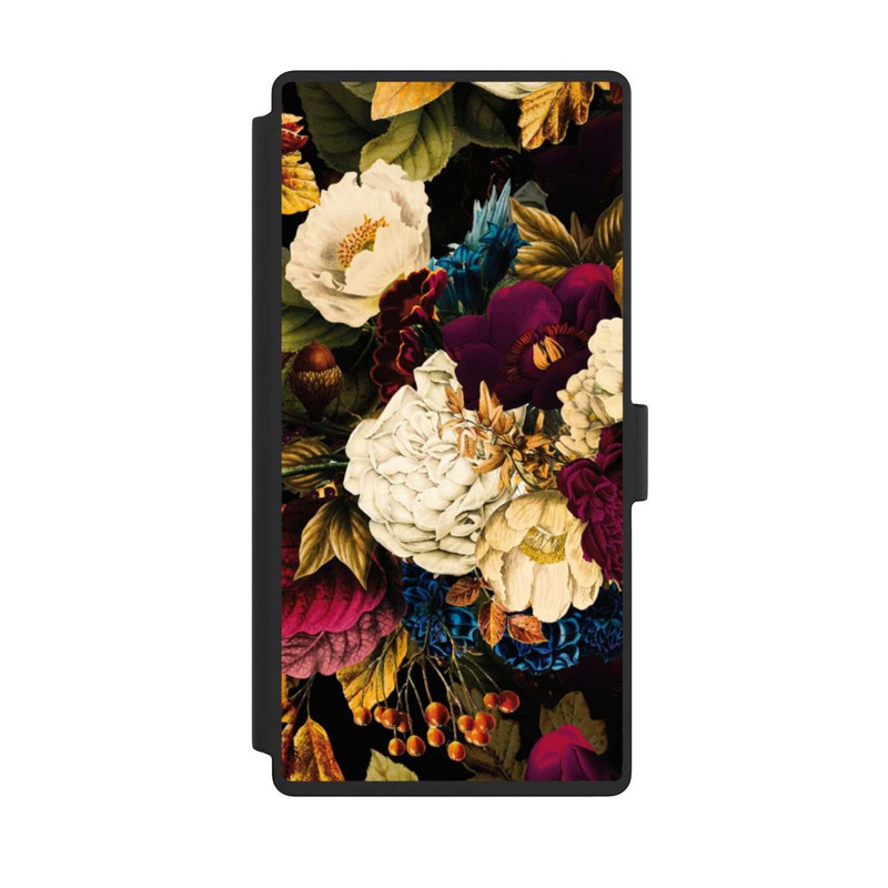 Galaxy S23 Ultra NIVOflip Fleurs vintage sombres