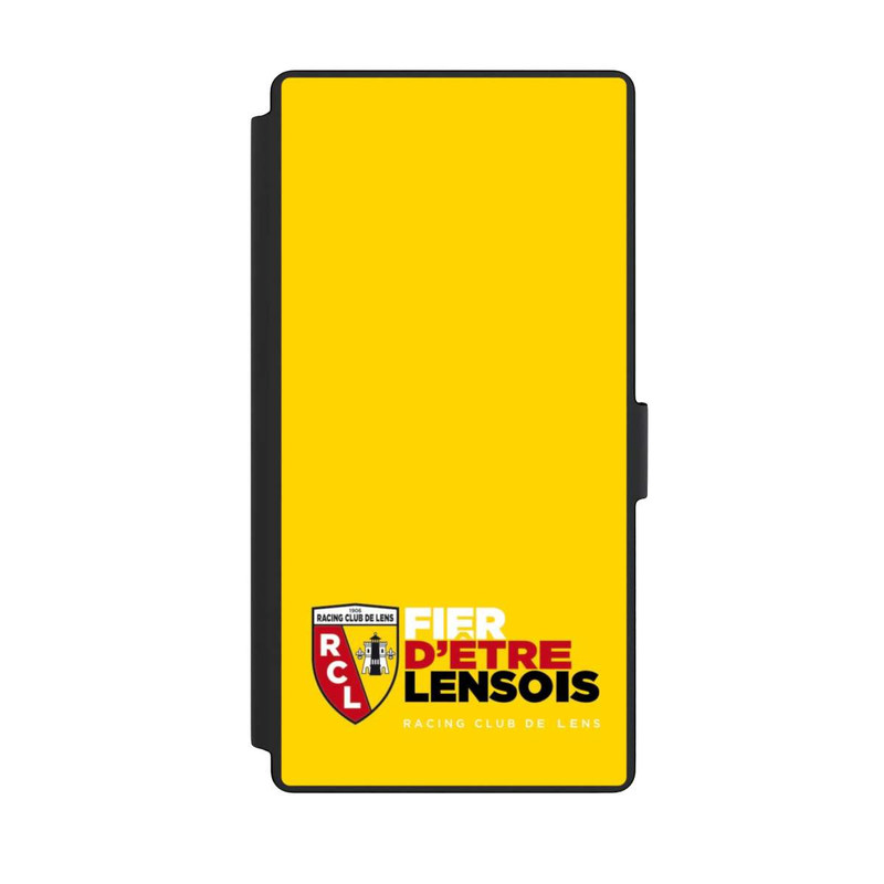 Galaxy S23 Ultra NIVOflip Fond Logo RCL Jaune