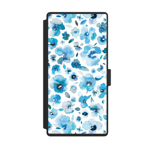 Samsung Galaxy S23 Ultra NIVOflip Blue Tropical Flowers