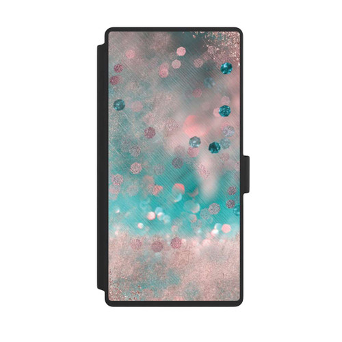 Samsung Galaxy S23 Ultra NIVOflip Türkis-glamouröser Glitzerlook