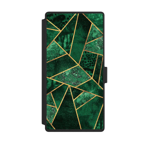 Samsung Galaxy S23 Ultra NIVOflip Tief Smaragdgrün Golddruck