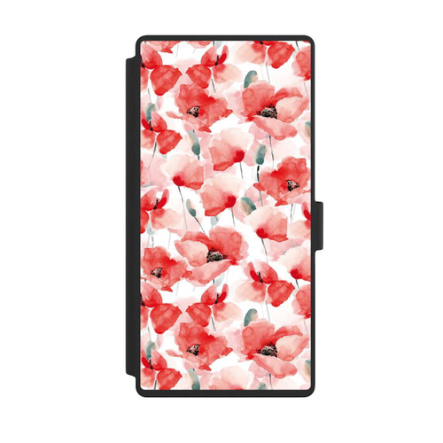 Samsung Galaxy S23 Ultra NIVOflip Mohnblumen Muster