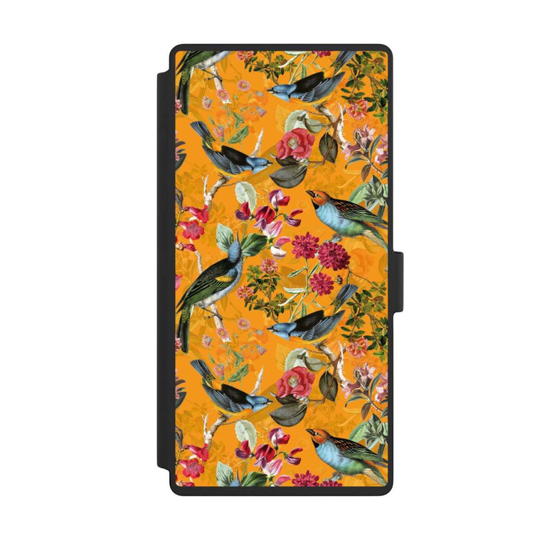 Galaxy S23 Ultra NIVOflip Tapete mit Vögeln und Blumen