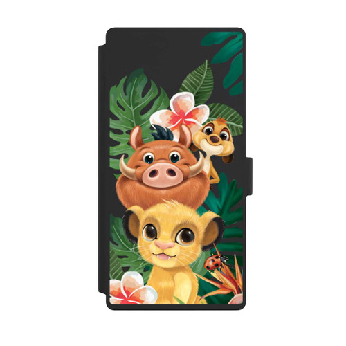 Samsung Galaxy S23 Ultra NIVOflip Simba, Timon, Pumba transparent