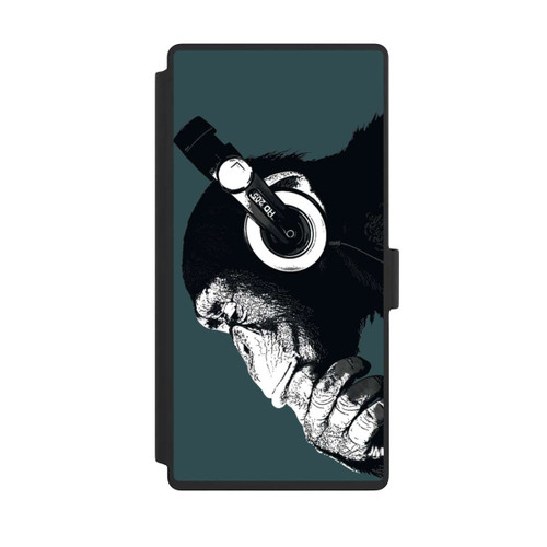 Samsung Galaxy S23 Ultra NIVOflip Denkender Affe Blau