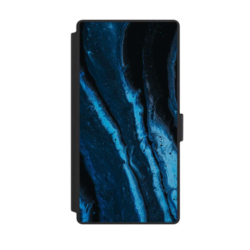 Samsung Galaxy S23 Ultra NIVOflip Blue oil texture