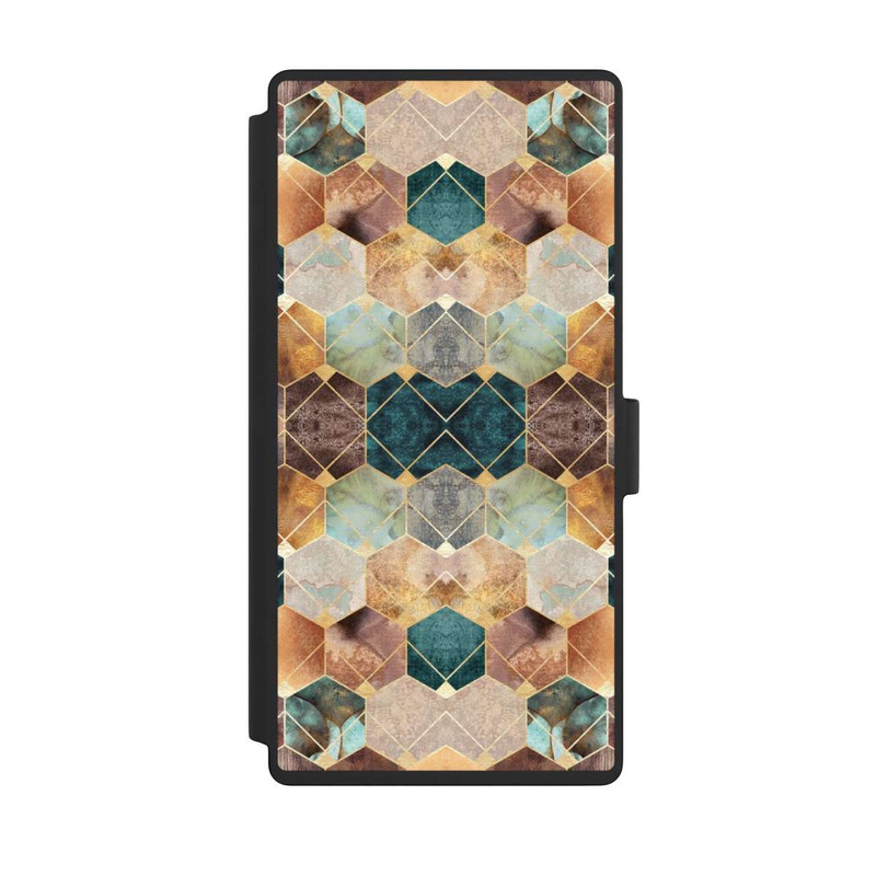 Galaxy S23 Ultra NIVOflip Hexagones et diamants naturels