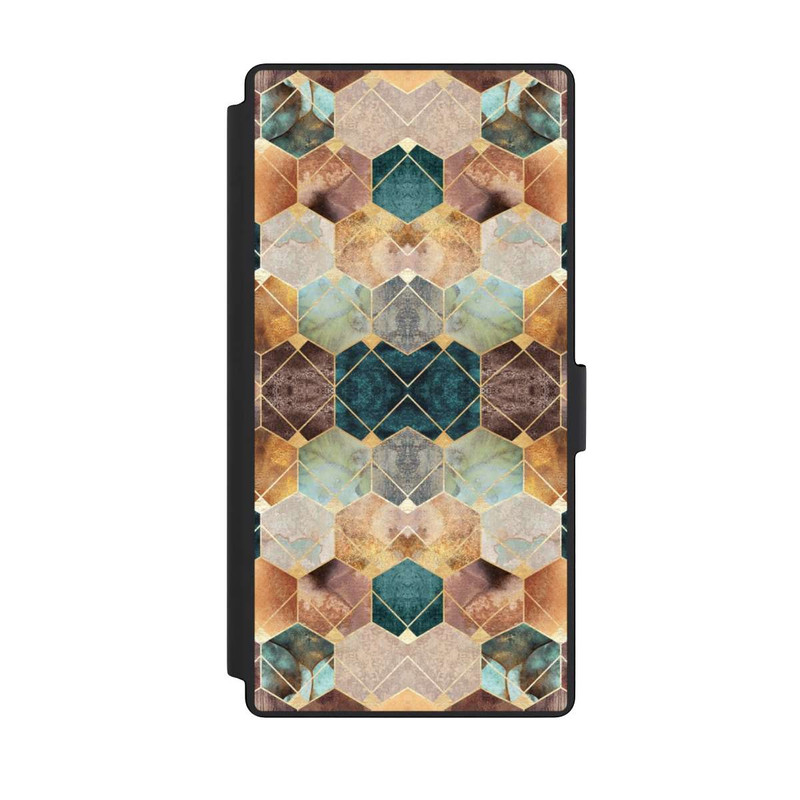 Galaxy S23 Ultra NIVOflip Hexagones et diamants naturels