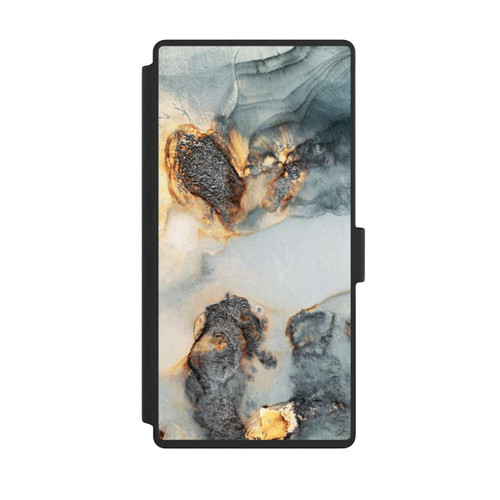 Samsung Galaxy S23 Ultra NIVOflip Flutwellen Golddruck