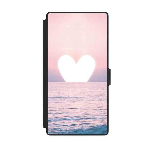 Samsung Galaxy S23 Ultra NIVOflip Herz-Sonnenuntergang