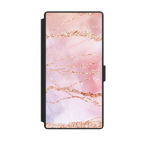 Samsung Galaxy S23 Ultra NIVOflip Glitter Look Pink Girly Marmor