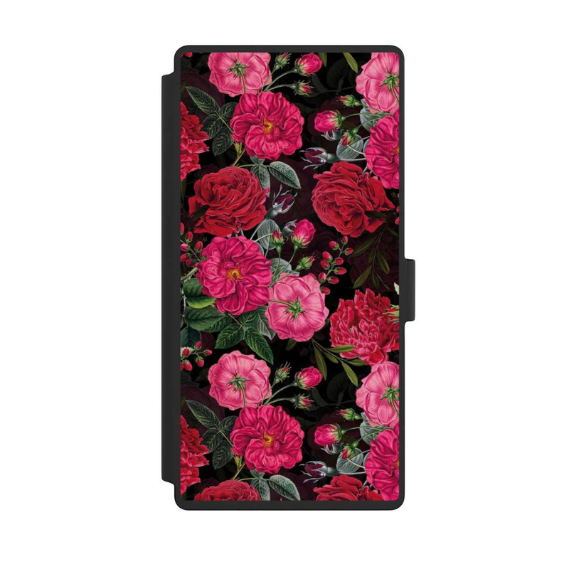 Galaxy S23 Ultra NIVOflip Pink und Rote Blumen
