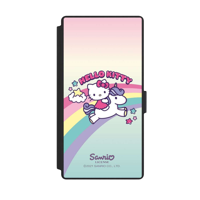 Galaxy S23 Ultra NIVOflip Hello Kitty arc-en-ciel 