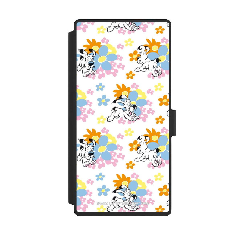 Galaxy S23 Ultra NIVOflip Idéfix sur fleurs colorées