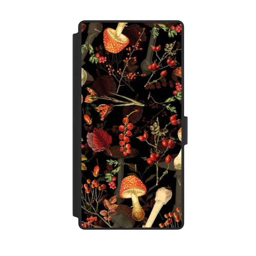 Samsung Galaxy S23 Ultra NIVOflip Pilzmuster Schwarz
