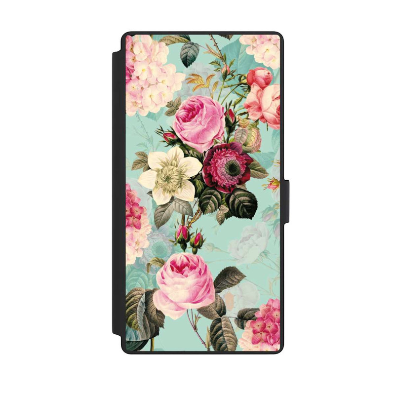 Galaxy S23 Ultra NIVOflip Türkisfarbene Rosentapete