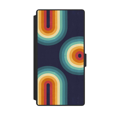 Samsung Galaxy S23 Ultra NIVOflip Double Rainbow on Blue
