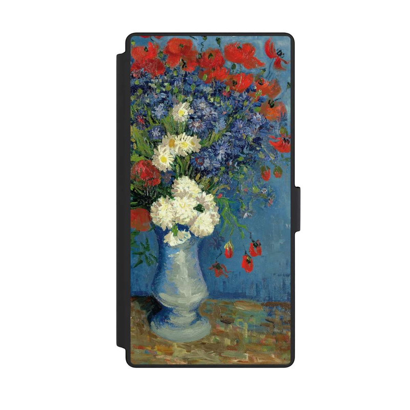 Galaxy S23 Ultra NIVOflip Stillleben Vase mit Kornblumen und Mohnblumen von Vincent Van Gogh