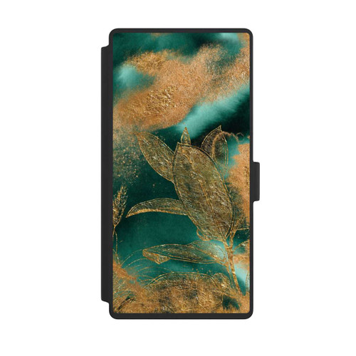 Samsung Galaxy S23 Ultra NIVOflip Gold und Grün Natur