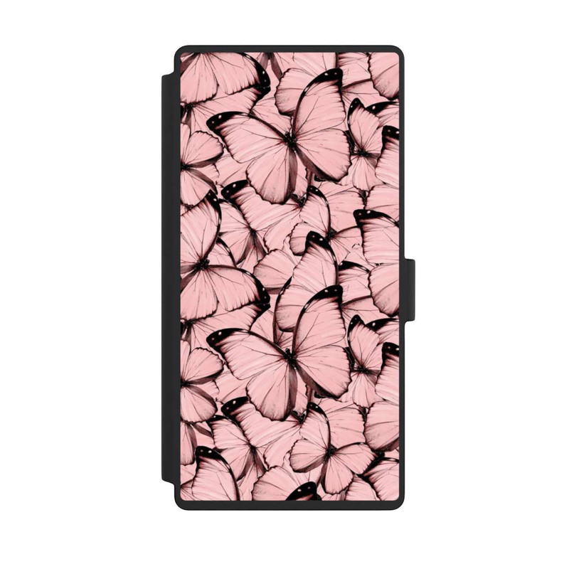 Galaxy S23 Ultra NIVOflip Papillon rose