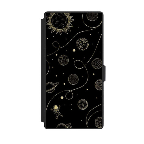 Samsung Galaxy S23 Ultra NIVOflip Planeten Gold