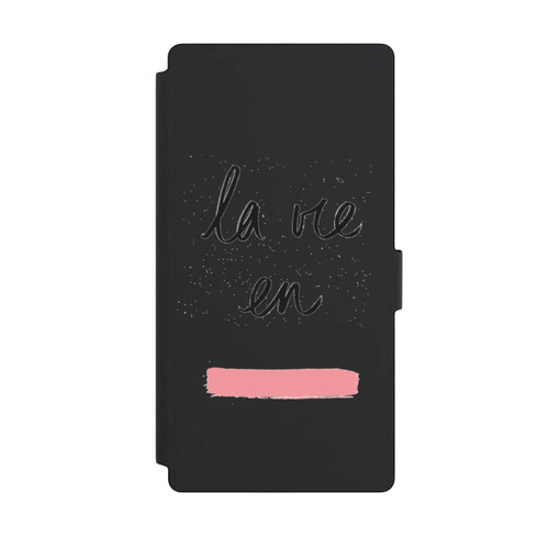 Samsung Galaxy S23 Ultra NIVOflip La vie en Pink Transparent