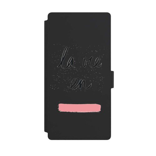 Samsung Galaxy S23 Ultra NIVOflip La vie en Rosa Transparent