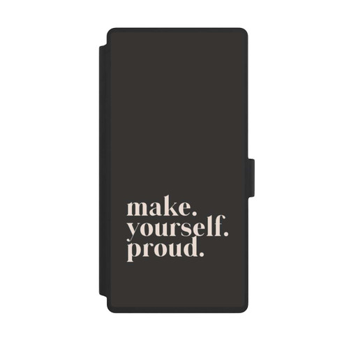 Samsung Galaxy S23 Ultra NIVOflip Make Yourself Proud Quote