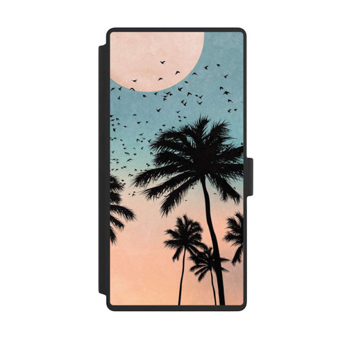 Samsung Galaxy S23 Ultra NIVOflip Sonnenaufgang Palmen