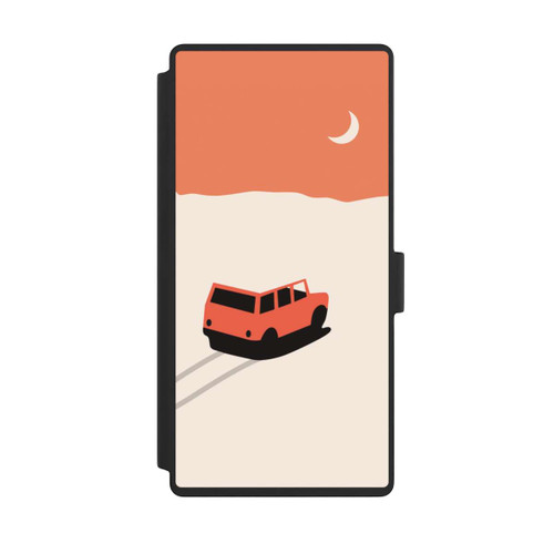Samsung Galaxy S23 Ultra NIVOflip Auto in der Wüste