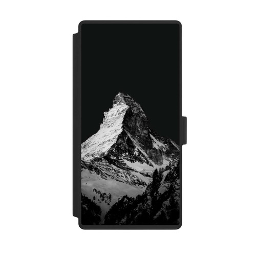Samsung Galaxy S23 Ultra NIVOflip Snow Capped Mountains Grayscale