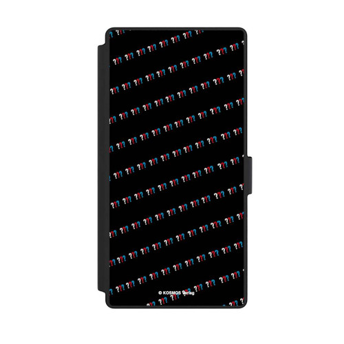 Samsung Galaxy S23 Ultra NIVOflip Drei Fragezeichen Muster Schräg
