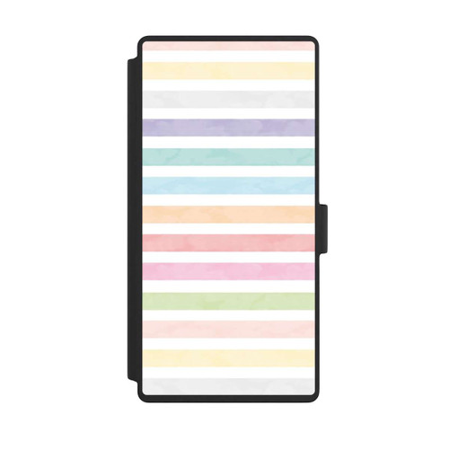 Samsung Galaxy S23 Ultra NIVOflip Regenbogenfarbene Streifen