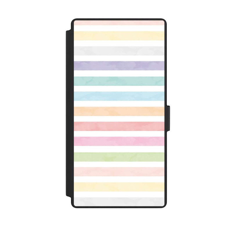Galaxy S23 Ultra NIVOflip Regenbogenfarbene Streifen