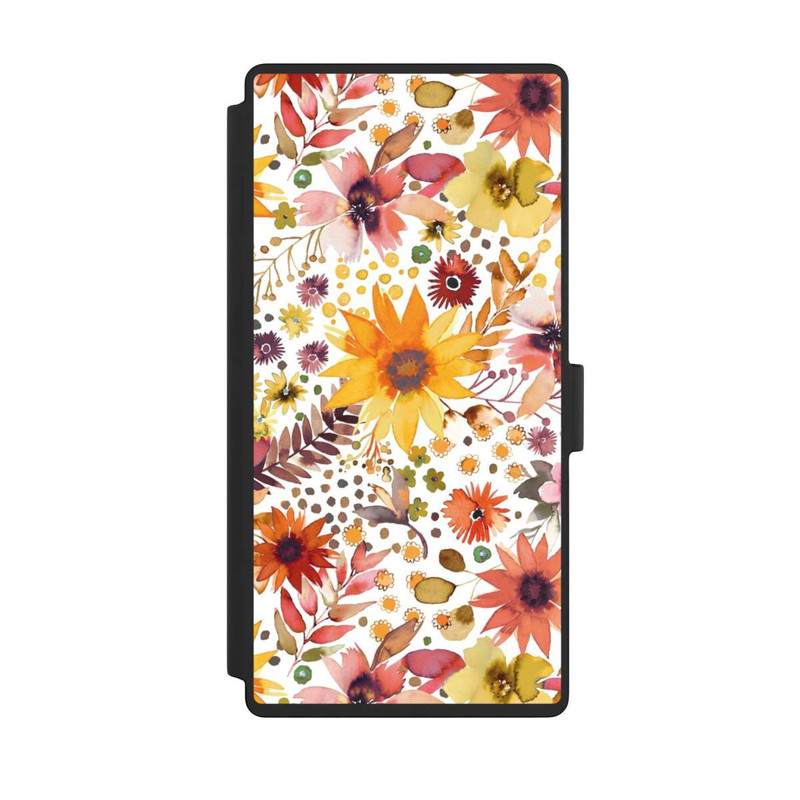 Galaxy S23 Ultra NIVOflip Fleurs d'aquarelle florale