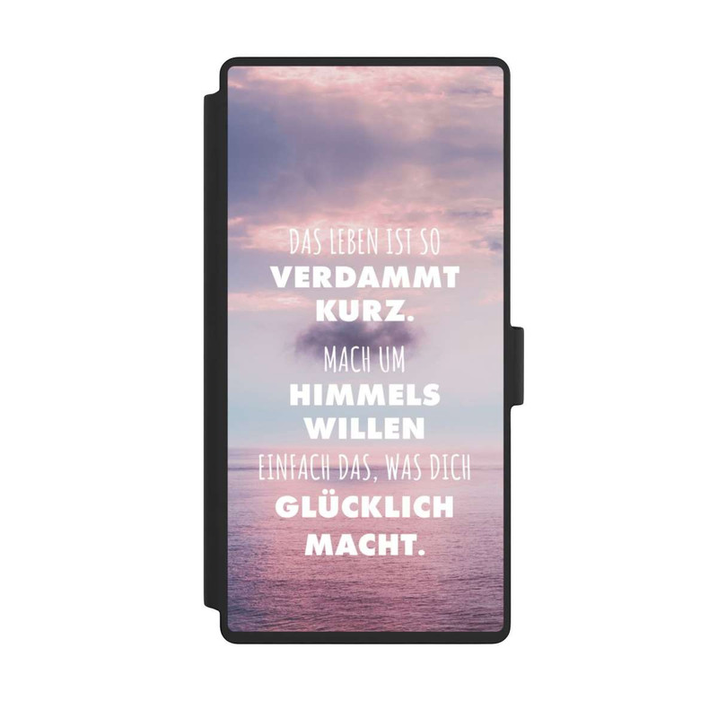 Galaxy S23 Ultra NIVOflip Das Leben Ist So Verdammt Kurz