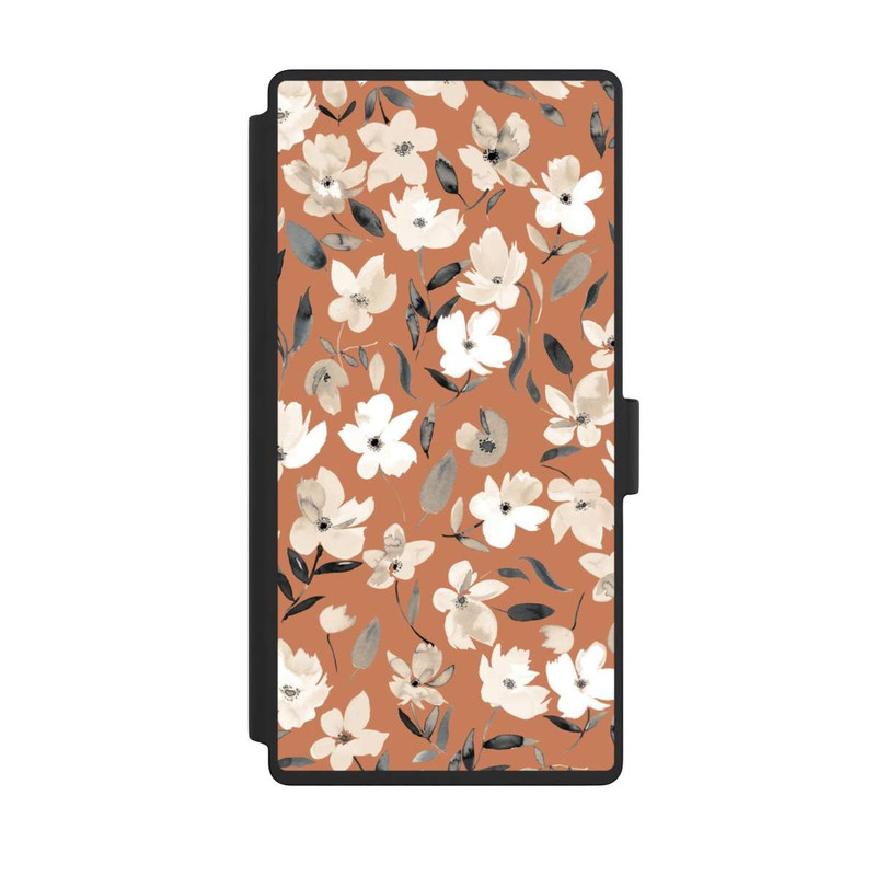 Galaxy S23 Ultra NIVOflip Fleurs Fraîches D'Automne Cuivre