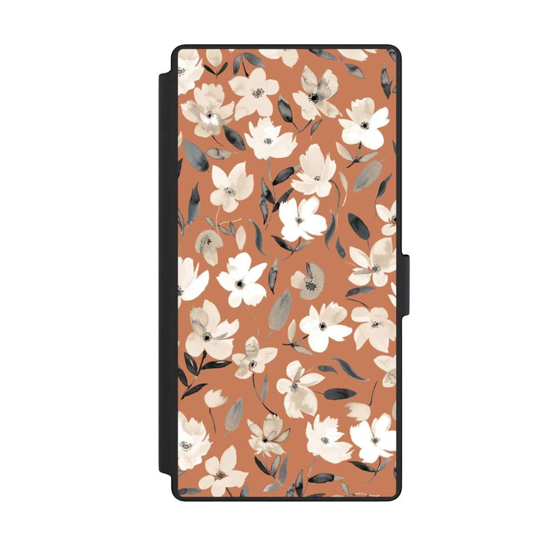 Galaxy S23 Ultra NIVOflip Fleurs Fraîches D'Automne Cuivre
