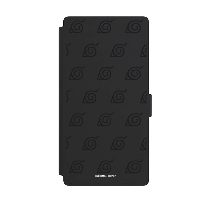 Galaxy S23 Ultra NIVOflip Black Konoha Pattern Transparant