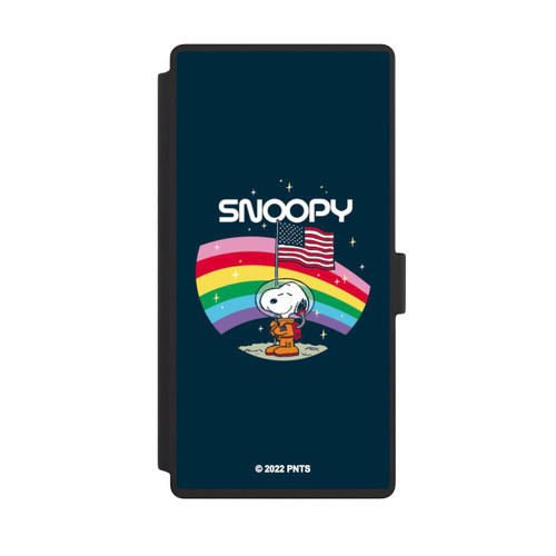 Samsung Galaxy S23 Ultra NIVOflip Snoopy Space Traveller Rainbow