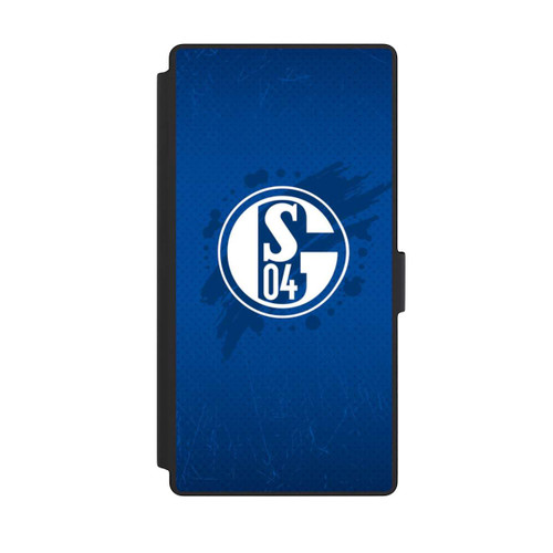 Samsung Galaxy S23 Ultra NIVOflip Schalke 04 Farbe Fleck Blau