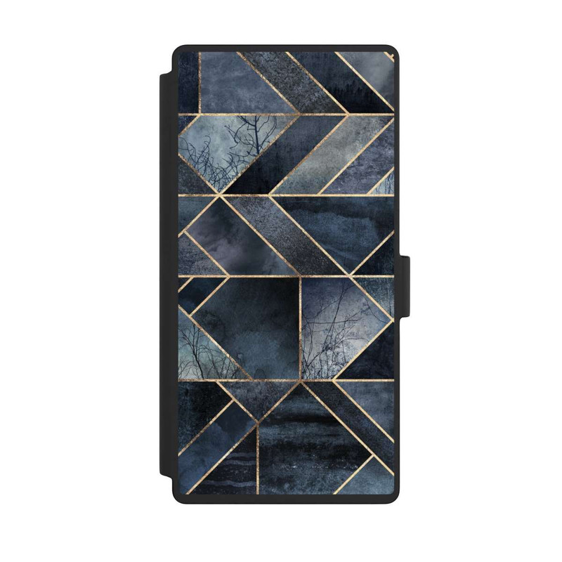 Galaxy S23 Ultra NIVOflip Nature Abstraite Bleu Foncé