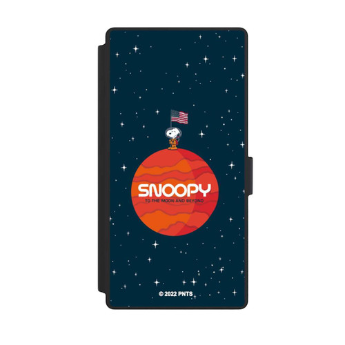 Samsung Galaxy S23 Ultra NIVOflip Snoopy Voyageur de l'espace Orange