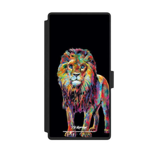 Samsung Galaxy S23 Ultra NIVOflip Löwe Bunte Kunst von P.D. Moreno