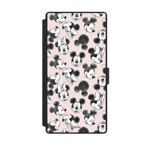 Samsung Galaxy S23 Ultra NIVOflip Minnie &amp; Mickey Many Faces Pink