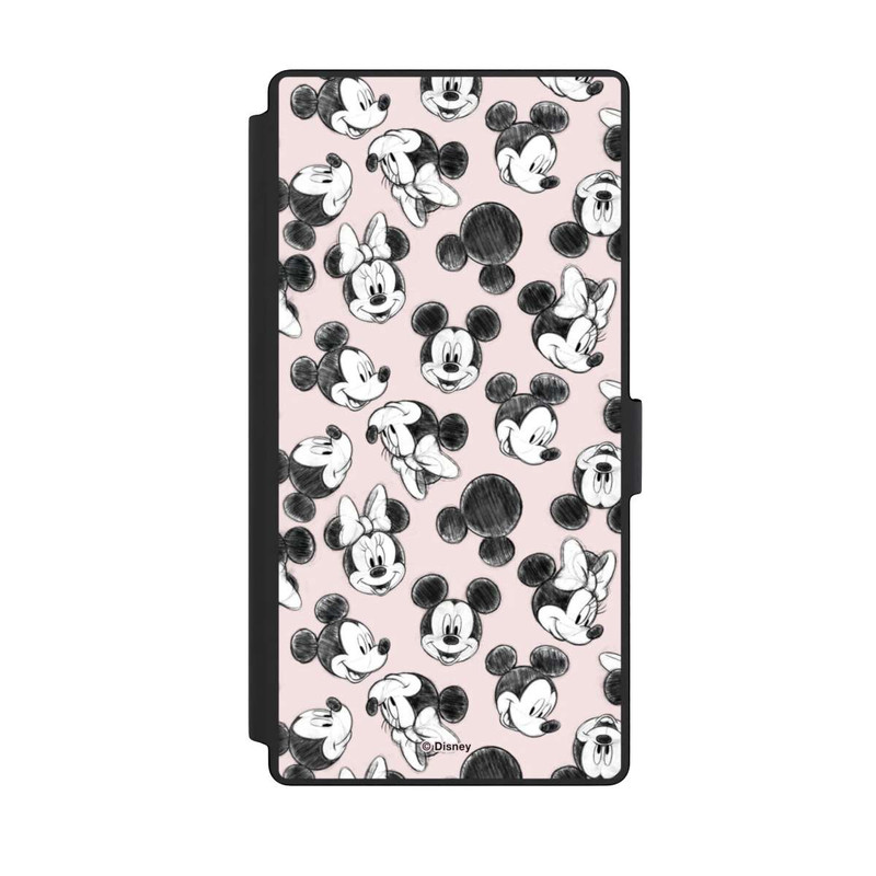 Galaxy S23 Ultra NIVOflip Minnie & Mickey Viele Gesichter Pink