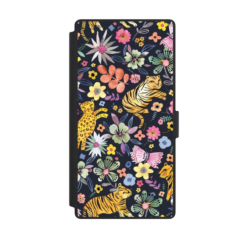 Galaxy S23 Ultra NIVOflip Tigres & Fleurs du Printemps