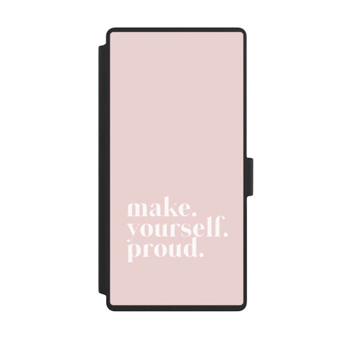 Samsung Galaxy S23 Ultra NIVOflip Make Yourself Proud Zitat - Altrosa