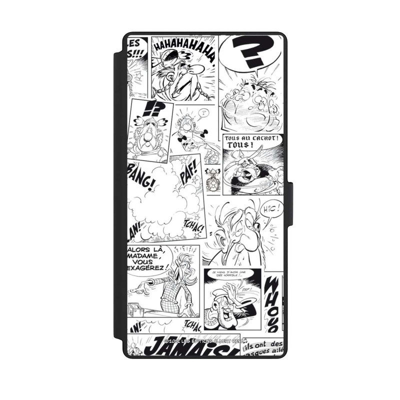 Galaxy S23 Ultra NIVOflip Asterix Comic Black and White